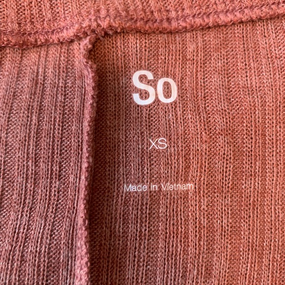 SO Pink Cardigan, size XS - Picture 2 of 2